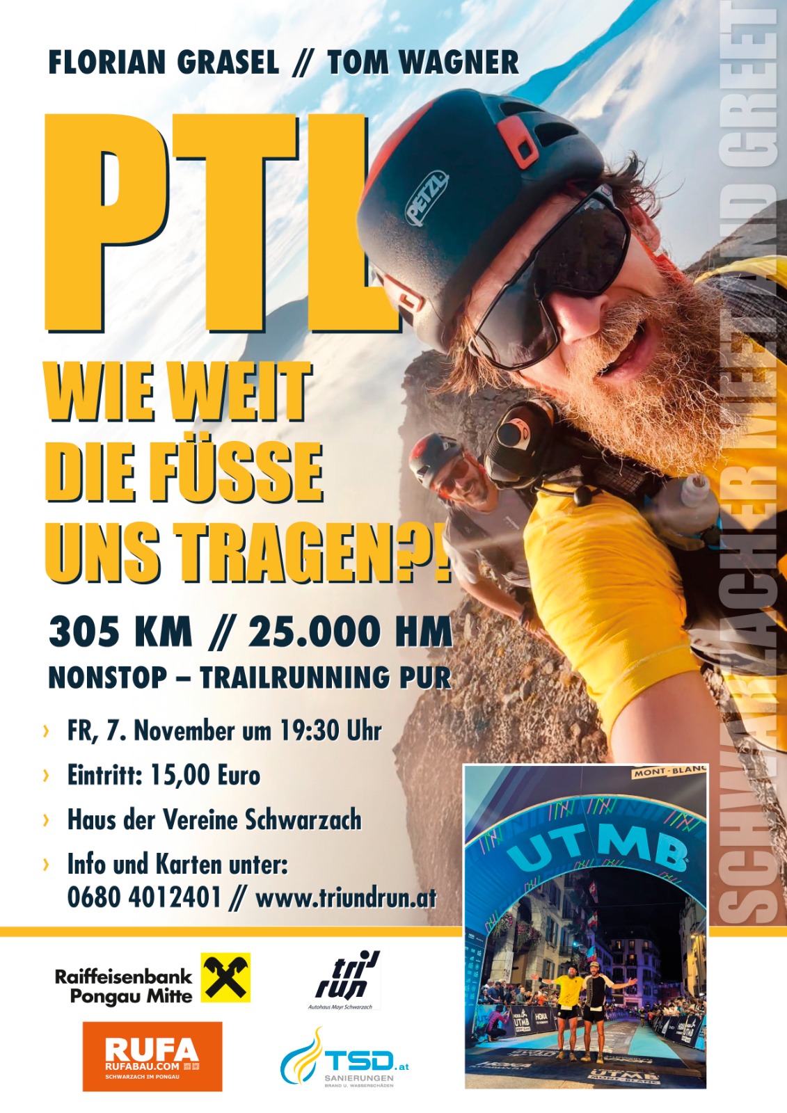 PTL - Wie weit die Füße uns tragen?! Herbstvortrag in Schwarzach