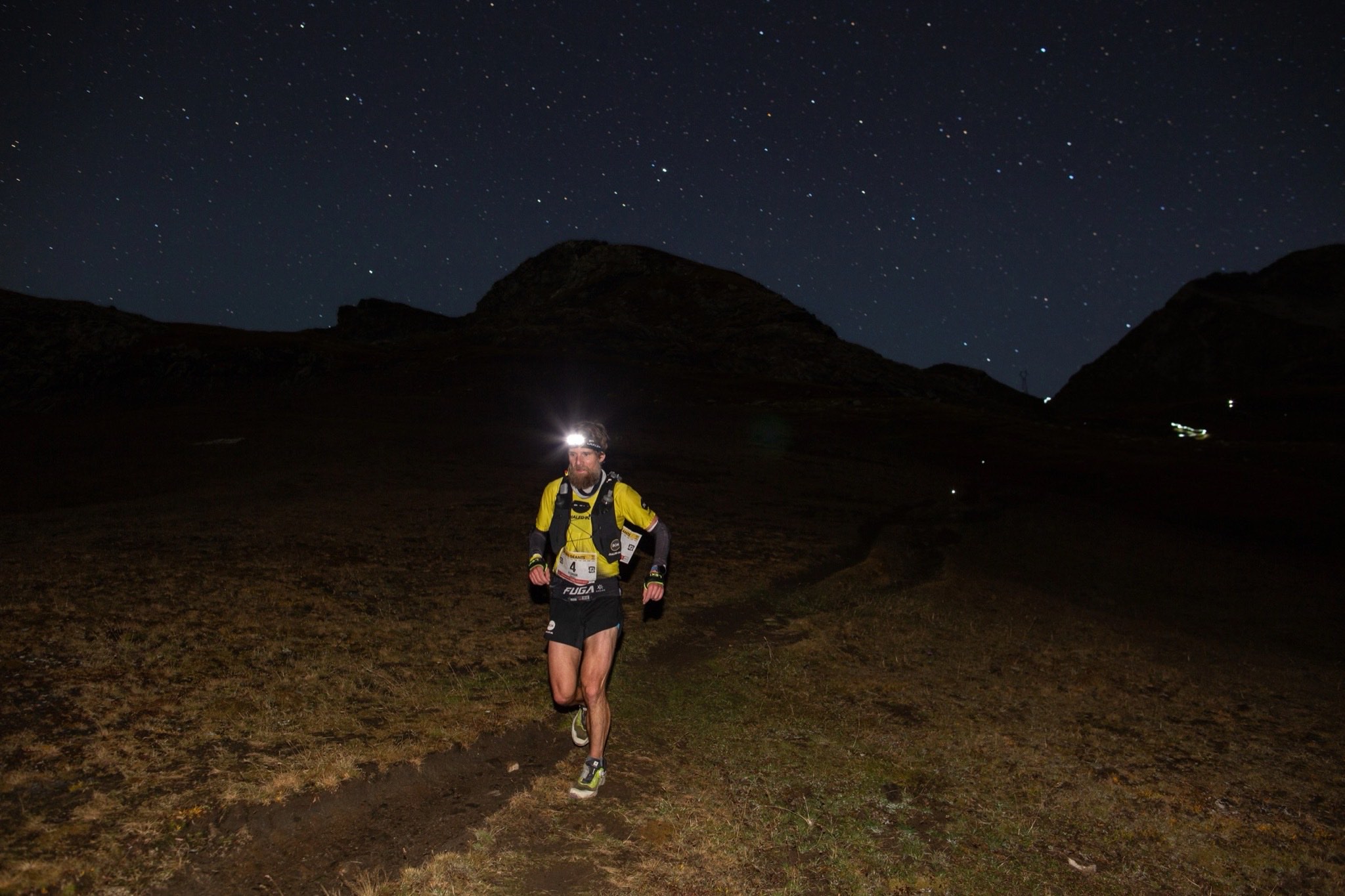 Nacht beim Tor des Géants