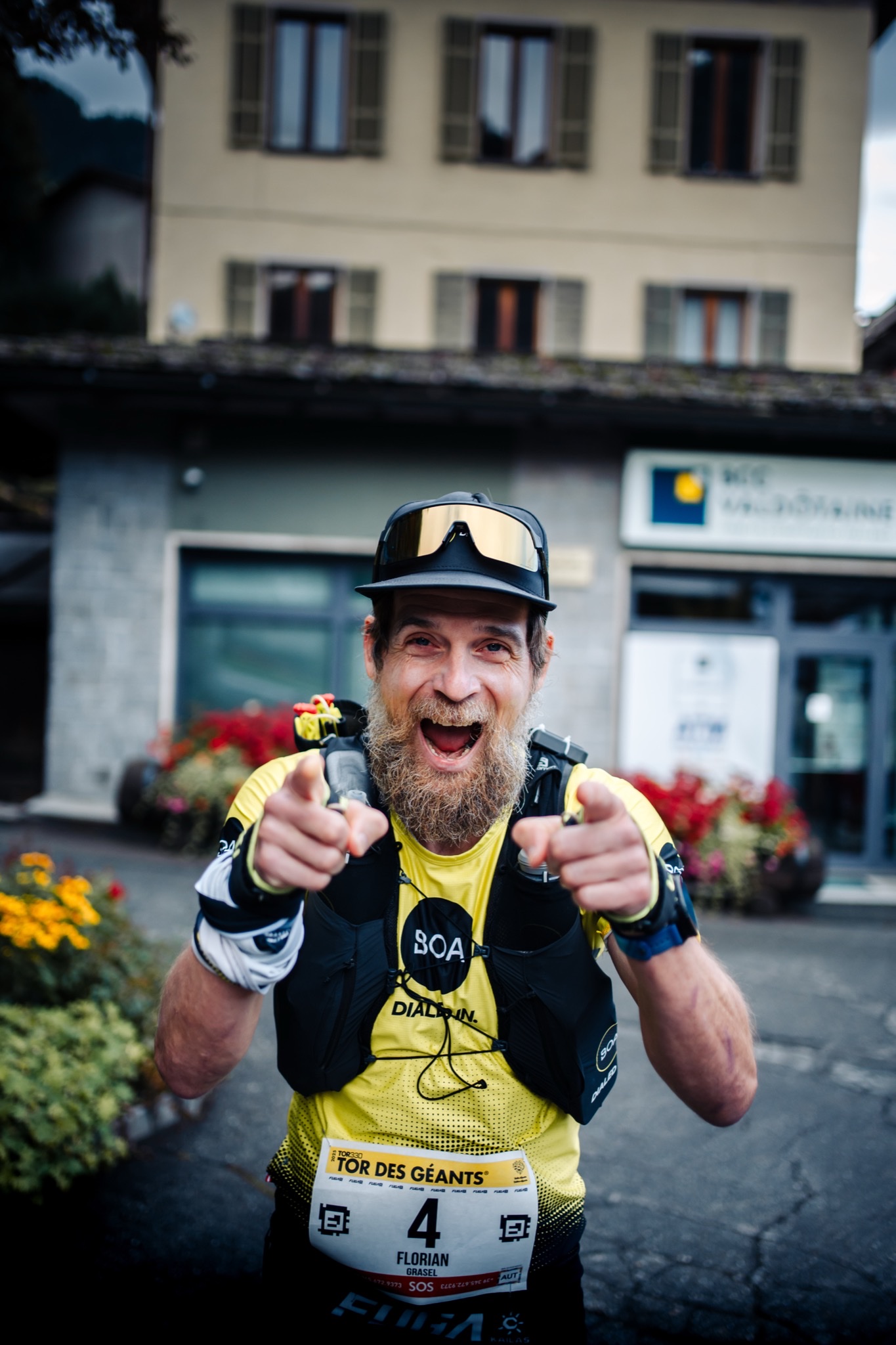 Startfeld beim TOR des Géants