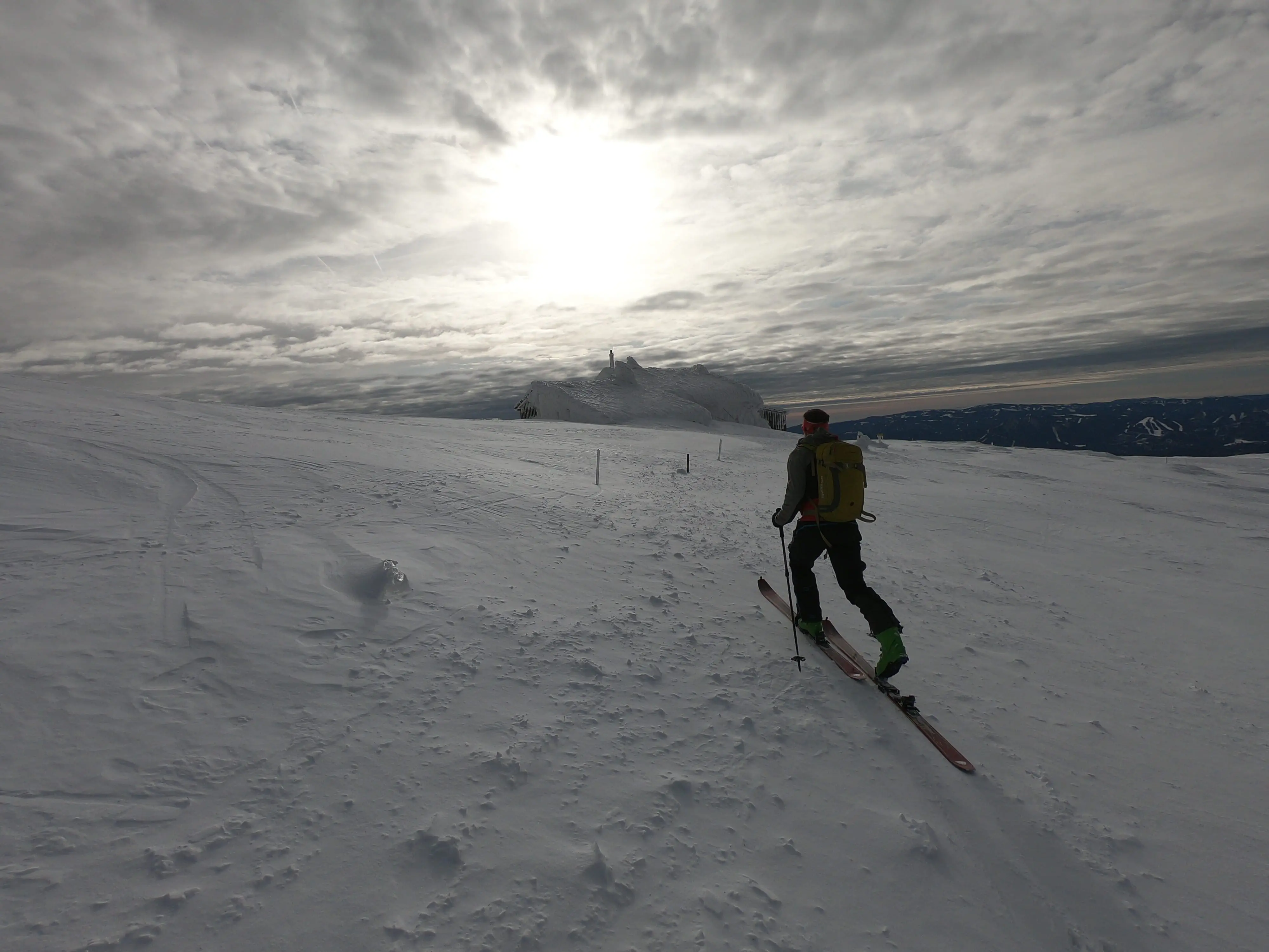 Schitour Schneeberg kurz vor Fischerhütte